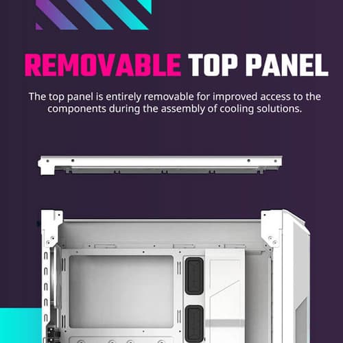 Cooler Master HAF 500 White E-ATX Mid Tower Case